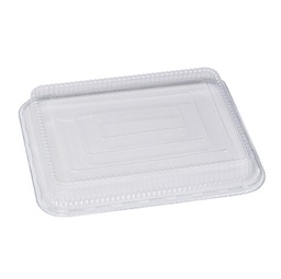 [90561] Pack 100 coperchi trasparenti in PET 22,9x17,9cm Cuki