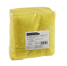 [89408] Pack 10 Panni microfibra 40x40cm giallo Ultrega PERFETTO
