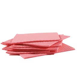 [89415] Pack 10 Pannospugna Aquos rosso PERFETTO