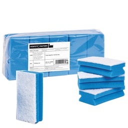 [89419] Pack 10 Spugne azzurro Pro Color PERFETTO