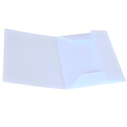 [STL6119] Pack 25 Cartelline 3 Lembi BIANCO in bristol 200g Starline