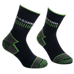 [95901] Pack 2 paia di calze da tennis Livigno taglie 44-47 blu verde