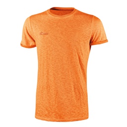 [94246] Pack 3 Magliette a maniche corte Tg.XL Fluo arancione U-Power