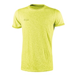 [94250] Pack 3 Magliette a maniche corte Tg.XL Fluo giallo U-Power
