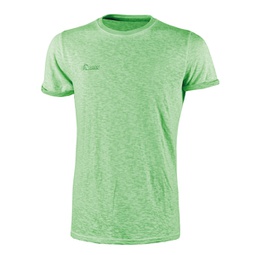 [94254] Pack 3 Magliette a maniche corte Tg.XL Fluo verde U-Power