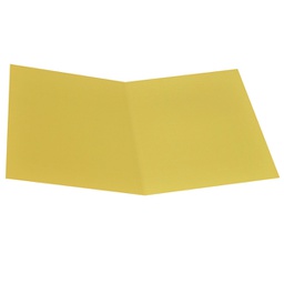[STL6123] Pack 50 Cartelline Semplici GIALLO SOLE in bristol 200g Starline
