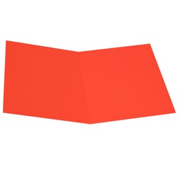 [STL6125] Pack 50 Cartelline Semplici ROSSO in bristol 200g Starline