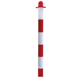 [77369] PALETTO H90cm BIANCO ROSSO per COLONNINA DI SICUREZZA