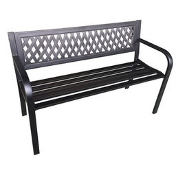 [91690] Panca da giardino Boulevard L120cm in acciaio e ABS