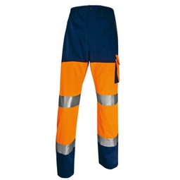 [86037] Pantalone alta visibilitA' PHPA2 arancio fluo Tg. M