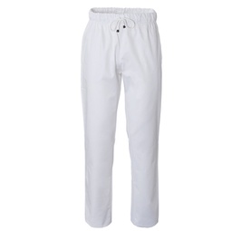 [95435] Pantalone da cuoco Plutone Tg. L bianco