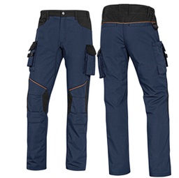 [76314] PANTALONE da LAVORO Mach 2 blu/nero Tg.L