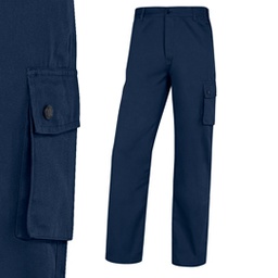 [82218] Pantalone da lavoro Palaos Blu Tg. L cotone 100