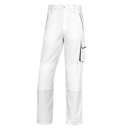 [89919] PANTALONE da LAVORO Panostyle bianco/grigio Tg. XL