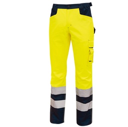 [89958] Pantalone invernale alta visibilitA' Beacon giallo fluo Taglia L U-Power (delist