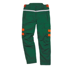 [94238] Pantalone per boscaiolo Meleze3 Tg. XL verde/arancio