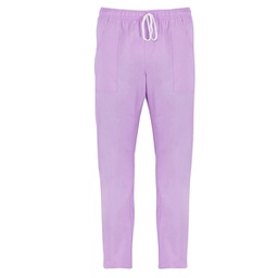 [97889] Pantaloni Pitagora in cotone Tg. M lilla chiaro
