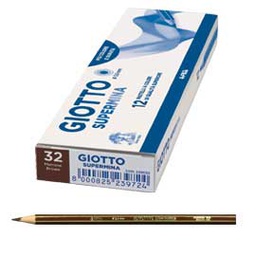 [36245] Pastello Giotto Supermina monocolore marrone 32