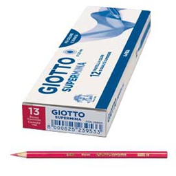 [51677] Pastello Giotto Supermina monocolore rosso carminio 13