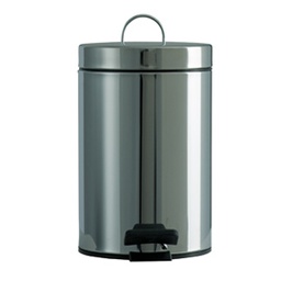 [76379] PATTUMIERA 3LT A PEDALE IN ACCIAIO INOX