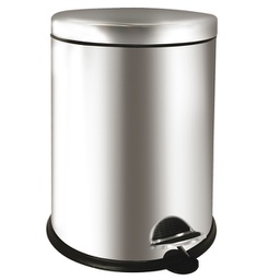 [98492] Pattumiera a pedale Bin Basic 12L in acciaio inox