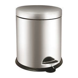 [98491] Pattumiera a pedale Bin Basic 5L in acciaio inox