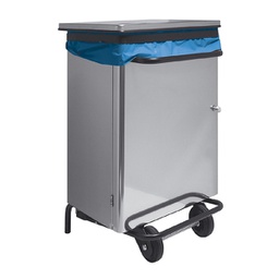 [98390] Pattumiera in acciaio inox 70Lt Laminart