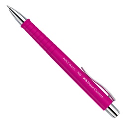 [83358] Penna a sfera 0,7mm Poly Ball fusto rosa Faber Castell