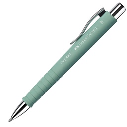 [89166] Penna a sfera 0,7mm Poly Ball fusto verde menta Faber Castell
