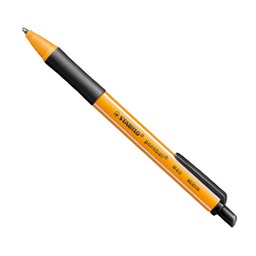 [73407] Penna a sfera a scatto POINTBALL® GREEN STABILO 0,5mm nero