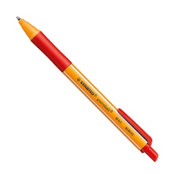 [77142] Penna a sfera a scatto POINTBALL® GREEN STABILO 0,5mm rosso