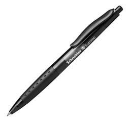 [73508] Penna a sfera a scatto SUPRIMO punta media nero SCHNEIDER