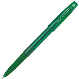 [80249] Penna a sfera SUPERGRIP G con cappuccio punta 0,7mm verde PILOT