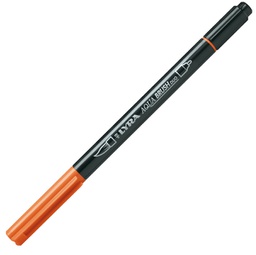 [85037] Pennarello a 2 punte AQUA BRUSH DUO arancio LYRA