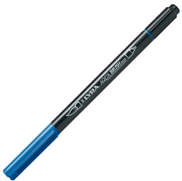 [85045] Pennarello a 2 punte AQUA BRUSH DUO blu di Prussia LYRA