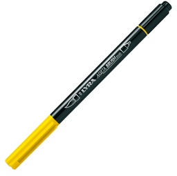 [85035] Pennarello a 2 punte AQUA BRUSH DUO giallo limone LYRA