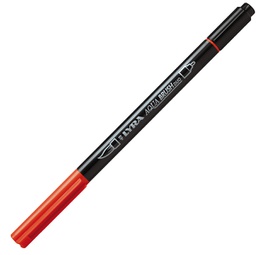 [85039] Pennarello a 2 punte AQUA BRUSH DUO rosso geranio chiaro LYRA