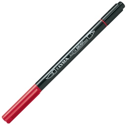 [85055] Pennarello a 2 punte AQUA BRUSH DUO rosso Pompei LYRA