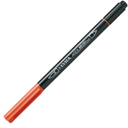 [85038] Pennarello a 2 punte AQUA BRUSH DUO rosso Saturno LYRA