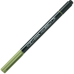 [85048] Pennarello a 2 punte AQUA BRUSH DUO verde di cromo LYRA