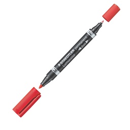 [52922] PENNARELLO LUMOCOLOR DUO PERMANENT 348 F/M ROSSO