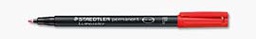 [47920] PENNARELLO LUMOCOLOR PERMANENT 317 M 1.0MM ROSSO