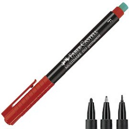 [45926] PENNARELLO MULTIMARK ROSSO 0,4 SUPERFINE FABER-CASTELL