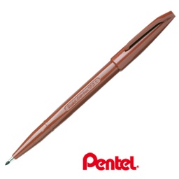 [29861] PENNARELLO SIGNPEN S520 MARRONE PENTEL