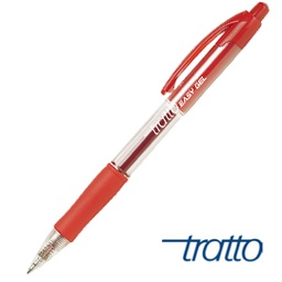 [48148] Penna sfera scatto EASY GEL tratto 0,5mm rosso TRATTO