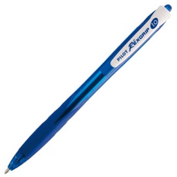 [48448] PENNA SFERA SCATTO REXGRIP BEGREEN 1.0MM BLU PILOT