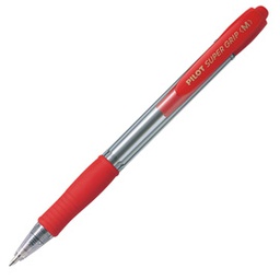 [39397] PENNA SFERA SCATTO SUPER GRIP ROSSO MEDIO 1.0mm PILOT