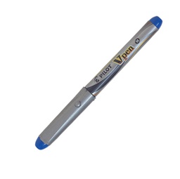 [45844] PENNA STILOGRAFICA BLU V-PEN SILVER PILOT