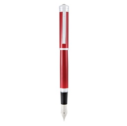 [91536] Penna stilografica Strata M fusto rosso Monteverde