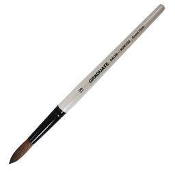 [85450] Pennello pelo pony tondo Graduate n.18 manico corto Daler Rowney
